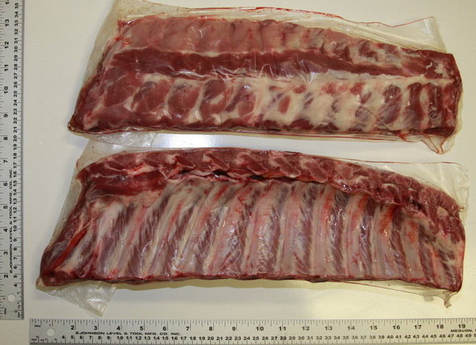Back Ribs Vacuum Packed