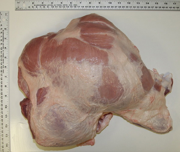 Butcher Boneless Ham Fat Side